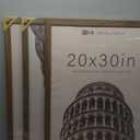 VCK 20x30 Frame for Poster & Picture - Brown Walnut 3 pk, Natural Wood Grain Solid Wood Wall Gallery Frame