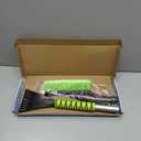 27" Snow Brush and Ice Scrapers for Car Windshield (1 Pack), Window Ice and Snow Scraper with Ergonomic Foam Grip, Snow Windshield Scraper with Aluminum Body, Winter Car Accessories (Green)