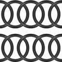 uxcell Nitrile Rubber O-Rings 33mm OD 25mm ID 4mm Width, Metric Sealing Gasket for Automotive Machine Plumbing, Pack of 10
