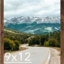 9x12 Picture Frame Deep Brown for Wall Hanging or Tabletop, Wood 9 x 12 Frame Photo Frame for Wall Horizontally or Vertically, Deep Brown, 1 Pack