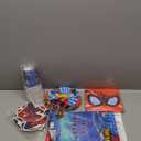 68PCS Spidey Birthday Decorations: 20 Plates, 20 Napkins, 20 Cups, 1 "Happy Birthday" Banner, 6 Hanging Swirls, 1 Tablecover