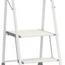 SDADI 2-Step Folding Kitchen Step Stool for Kids & Adults, Toddler Tower with Safety Bar & Snack Tray, Wide Non-Slip Steps, 225lb Capacity, Steel Frame, Easy Storage for Home Use (Gray)