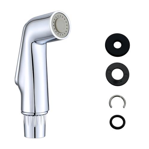 Timewill Kitchen Sink Side Sprayer Head Replacement Universal Fit Sink Spray Attachment, Household Kitchen Sink Sprayer Replacement Parts, Chrome Finish