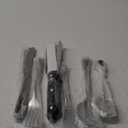 24 Pcs Silverware Set with Steak Knives Service for 4,Stainless Steel Flatware Set,Mirror Polished Cutlery Utensil Set,Home Kitchen Eating Tableware Set,Include Fork Knife Spoon Set,Dishwasher Safe (24 Pieces)