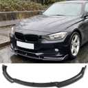 MUTUSAISI Front Bumper Lip Splitter Spoiler Fit for BMW F30 F31 3 Series Base 2012-2018 Accessories 320i/ 328i/ 328d/ 330e/ 330i/ 335i/ 340i, 3PCS Air Chin Body Kit (Carbon Fiber Look)