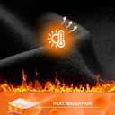 Soothfeel Women's High Waisted Fleece Lined Leggings with Pockets Water Resistant Thick Thermal Warm Winter Ski Hiking Pants (Black)