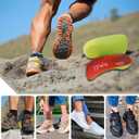 Arch Support Inserts Women Insoles - Orthotics Shoe for Plantar Fasciitis, Flat Feet, Over-Pronation, Relief Heel Spur Pain, Heel Cushion Increase Insoles (S:Men5-6/Women6-7)