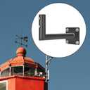 Weather Vane Mount Wall Bracket Weathervane Display Strong All Weather Resistant Wall Mount Holder Flag Pole Holder for Patio Outside House