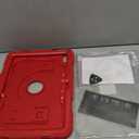 CCMAO Case for New iPad (A16) 11 Inch 2025, iPad 10th Gen 10.9 Inch 2022, with Portable Handle Kickstand and Pencil Holder, Heavy Duty Shockproof Rugged Protective Case for iPad 11/10 Gen, Red (Solid Color)