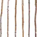 Yousoontic 6 Pcs Birch Pole Assortment 3ft Natural Wood Sticks Twigs for Crafts Branches for Home Decoration Holiday DIY Supply for Creative Projects