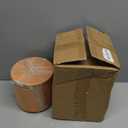 Vensovo Terracotta Pots with Drainage and Saucers - 3.5/4.2/5.2/6.0 Inch Clay Planters Set of 4, Round Cylinder Flower Pots for Succulents, Herbs, Indoor Outdoor Plants