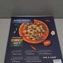 Pizza Pan - 14 Inch Nonstick Pizza Pan for Oven with Widen Handles for Cooking, Baking, and Grilling - Durable, Even Heating, Long-Lasting Kitchen Cookware (1, Black)