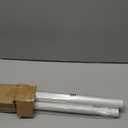 Tension Curtain Rod by EZFurni, 42 to 160 Inch, Extra Long Tension Rod for Windows, Heavy Duty Adjustable Curtain Rods for Windows, Room Divider Curtain Rod, Tension Rods for Bathroom, Anti-Slip,White