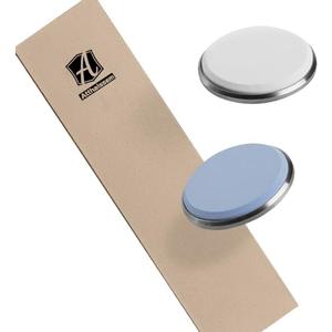 #3000 Fine #6000 Extra-Fine Corundum Whetstone Disc And Leather Strop Compatible With HORL 2 And For HORL 2 Pro