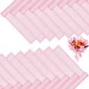 DEWJDFSC 20 Sheets Flower Wrapping Paper,Waterproof Floral Korean Bouquet Wrapping Paper, Florist Supplies, Suitable for Flowers Gift Packaging (Pink)
