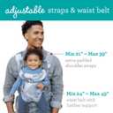 Infantino Flip 4-in-1 Convertible Baby Carrier, Adjustable, Ergonomic Babywearing, Registry Essential, Baby Carrier for Newborn to Toddler, Camo