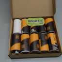 DELOMO Lint Roller 1,000 Sheets (5 Rollers + 5 Refills) - Lint Rollers for Pet Hair Extra Sticky, Mega Value Pet Hair Removal Tool for Clothes/Couch/Furniture/Car - Ideal Home Gift for Pet Owners