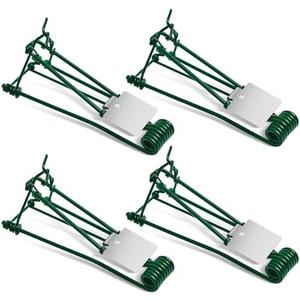 4 Pcs Outdoor Gopher Trap Easy Set Mole Trap Weather Resistant Gopher Killer Vole Killer for Lawn Garden Farm (Green)
