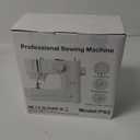 LuckySew: Make Your Own Luck.Sewing machine, Sewing Machine for Beginners with 12 Built-in Stitches, Dual-speed and foot pedal, Home portable sewing machine with accessory kit included (White)