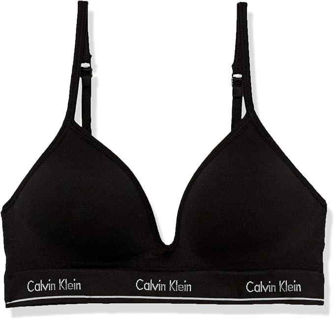 Calvin Klein girls Seamless Crop Bralette, 30A