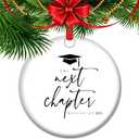 The Next Chapter Begins in 2025  Graduation Ornament for High School & College Grads | Class of 2025 Keepsake | Inspirational Gift for Grads Starting New Adventures (V1)
