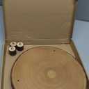 Rustic Wood Cake Stand,11-13 Inch Natural Wood Slice with Legs, Round Cake Display Stand for Weddings, Party & Birthday, Decoration