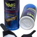 Shuffleboard Sand - Shuffleboard Wax with Mini Dustpan and Mini Brush, 2 Cans(214 oz) (2 Cans Medium Speed(Round))