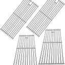 4 Pack 7mm Round Stainless Steel Grill Cooking Grates Grids Replacement Parts for Bull BBQ Angus, Brahma,7 Burner Premium,CG112 Replaces OEM 16517