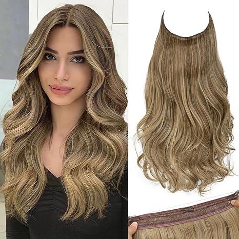 Hair Extension Sandy Brunette 16"