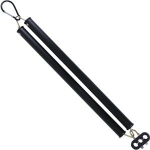 25" Double Tender Spring Kit Heavy Duty ABS Air Line Hose Tracker Tender Kit with 3 Hose Holders for Semi Truck Trailer Tractor