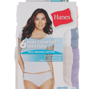 Hanes Women's 6pk Pure Comfort Organic Cotton Hipster Underwear - Assorted