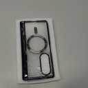 BERFY for Z Fold 7 Case with Privacy Screen Protector, [Compatible with Magsafe][Hidden Kickstand] Clear Plating Design Full-Body Slim Shockproof Hard Phone Case for Samsung Galaxy Z Fold 7, Black