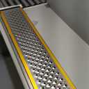 Aluminum Shed Ramp 2PC, 4' Long 8" Wide Loading Ramp for Riding Mower, 880 lbs Capacity for Lawn Mower, ATV, Motorcycle, Lightweight Sturdy Anti-Slip Ramps with Punch Plate Surface