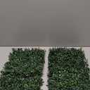 Artificial Grass Wall Panel Backdrop,10" X 10" 12P(8.4 sqft) UV-Anti Greenery Boxwood Panels for Indoor Outdoor Green Wall Decor & Ivy Fence Covering Privacy