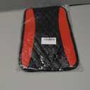 Car Center Console Cushion Pad, Universal Leather Waterproof Armrest Seat Box Cover Protector, Comfortable Auto Armrest Cover Protector Fit for car (Red)