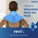 REVIX Neck Ice Pack Wrap Reusable Hot Cold Gel Pack for Neck and Shoulder, Large Flexible Design with Soft Plush Lining, Cervical Gel Ice Wrap Ideal for Post-Workout Recovery, Fatigue & Relaxation