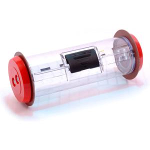 Bank Carrier for Fortis, Hamilton & Other 4-1/2" Drive-up Tube Systems, Red