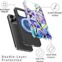 DorisMax for iPhone 15 Pro Max Case Cute, Preppy Trendy Floral Design
