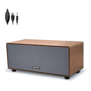 Upgraded Wired Computer Speakers for Desktop PC and Laptop, USB-Powered with 3.5mm Audio Jack, Rich Bass & Clear Sound for Home, Office, Gaming (Elegant Brown)