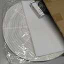 20 Inch Oval Paper Lantern Pendant Light, White Rice Paper Ceiling Lamp