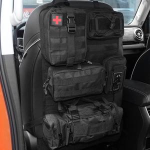 Z8 Tactical Front Seat Back Storage Bag/Hanger Bag Organizer with 5 Bags,Universal fits for All Vehicel (Black)