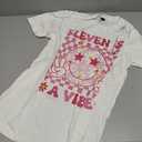 Eleven is A Vibe Groovy 11th Birthday Party Smiley T-Shirt, Small