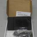 SMARTRO SC91 Projection Alarm Clock for Bedrooms with Weather Station, Wireless Indoor Outdoor Thermometer, Temperature Humidity Monitor Gauge Hygrometer