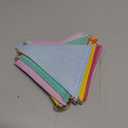Hestya 24 Pieces 15.7 Feet Colorful Pennant Flag Banner Imitated Burlap Bunting Banner Pastel Fabric Triangle Flag for Classroom Carnival Birthday Wedding Party and Festival Decoration (Soft Colors)
