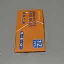 ZONGOOL 12 PCS Rug Tape, Reusable Washable Grippers for Rugs, Double Sided Non-Slip Rug Pads for Hardwood Floors, Rug Stoppers to Prevent Sliding, White