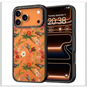 YOYORI for iPhone 17 Pro Max Case - [6.6 ft Military-Grade Drop Protection] [Anti-Peel Technology] Clear Black TPU Bumper Case with Cute Design