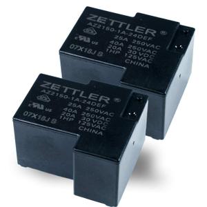 American Zettler AZ2150-1A-24DEF 40A SPST 24 VDC PCB Mount Sealed Relay (Pack of 2)