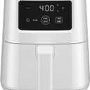 CHEFMAN 2 Qt Mini Air Fryer Digital Space-Saving Compact Air Fryer with Nonstick and Dishwasher Safe Basket, Quick & Easy Meals in Minutes, Features Digital Timer and Shake Reminder White, 2 Quart
