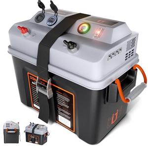 SUNAPEX Smart Battery Box 12V/24V Power Center - Multi Ports & Circuit Breaker for Trolling Motor, Marine,RV & Solar Panel (Pro,Battery Not Included)