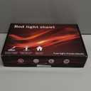 Red Light Therapy for Neck and Shoulders 3-in-1 LED Bead 660nm&850nm Infrared Light Therapy Belt for Neck Waist Back with Timer Remote Control Wearable Suitable for Home and Office Use